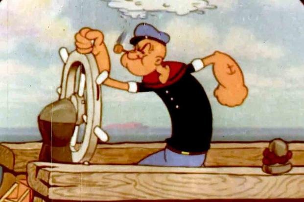 The Real 'Popeye the Sailor' Was Actually a Hard-Drinking Bar Brawler ...